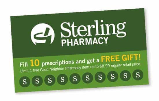 Sterling Pharmacy Punchcard