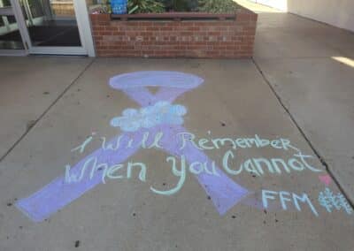 Chalk art Ribbon