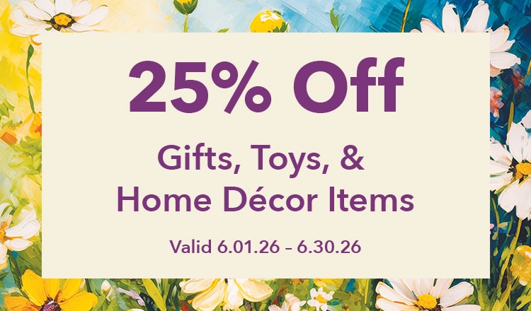 25% Off Gifts Toys & Home Decor Items Valie 06.01.26-06.30.26